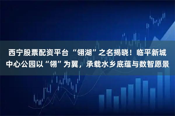 西宁股票配资平台 “翎湖”之名揭晓！临平新城中心公园以“翎”为翼，承载水乡底蕴与数智愿景